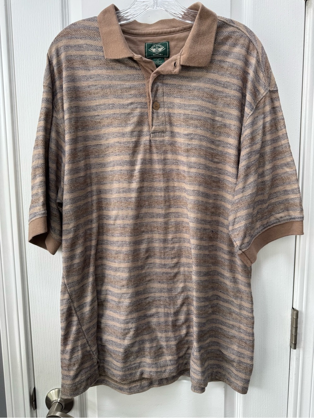Vintage Dockers Short-Sleeve Striped Polo